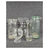 Clear Glass Vases
