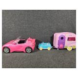 Barbie Glam Convertible, Barbie Chealsea Camping