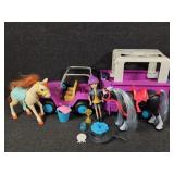 Winners Stables Truck and Trailer with Horse and