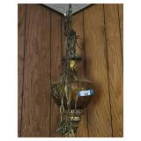 Amber Colored Hanging Light