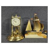 Kundo Anniversary Clock, DeMott Sculpted Boat