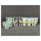 Floral Drinking Glasses (16)
