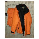 Orange hunting outfit