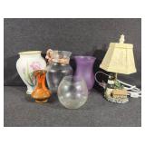 Vases and Light House Table Lamp