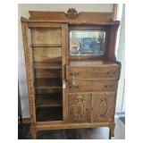 Antique Wooden Display Case