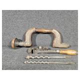 Vintage Handheld Drill and Wrench