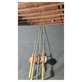 Ice fishing poles x4