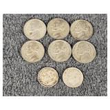 Nickles:1944(3), 1942(2), 1945(1). Dimes:1946,