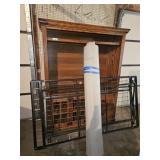 Large Entertainment Center, Bed Frame, Carpet Roll