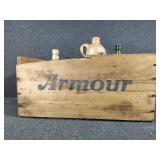 Wooden Crate with Bottles