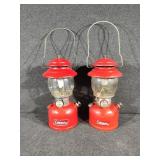 Red Coleman Lanterns (2)