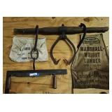 Vintage Lumber and Logging Tools