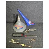 Funnels, lighter, fishing lures