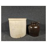Stoneware Jug, Stoneware Crock