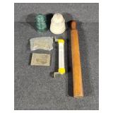 Belt Buckles, Insulators & Sinclair Fuel Oil