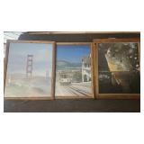 Golden Gate Bridge, San Francisco, caught fish