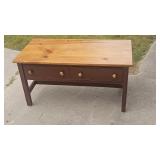 Coffee table with 2 drawers