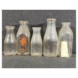 Vintage Milk Bottles