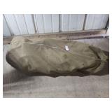 Camp pots, pans, coffee pot,  Assorted Cutlery