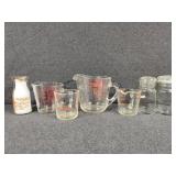 Pyrex Measuring Cups (3) and Fire-King Measuring
