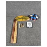 Various Ammo, Poker Chips, Wall Art