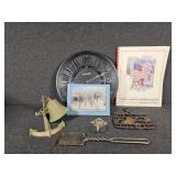 Wall Clock, Anchor Bell, Wall Hook,