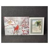 FootPrint Poem and Winter Cardinal