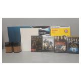 Pencil Sharpener, computer paper, movies