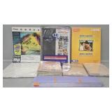 Paper cutter, cards, paper