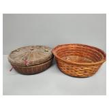 Wicker Baskets, Sewing Supplies