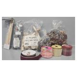 Pinecone, Assorted wood Turnings, Floral Kit,