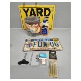 License Plate, Wood Glue, Gutter Gaurd