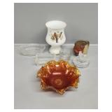 Carnival Glass Bowl, O