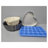Bundt Pan, Heart Cake Pan, Mold Tray
