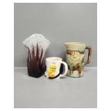 Hand Blown Vase, Ceramic Pitcher, Loony Tunes Mug