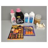 Candles, Baby Powder, Pumpkin Carving Kit, Woolite