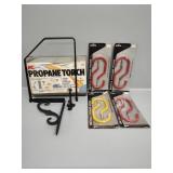Propane Torch, Bicycle Storage Hooks
