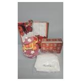 Garfield cookie jar, tin, reusable shopping bags