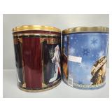 Holiday Tins Nativity Pieces and Ornaments