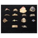 14K Gold Rings, Assorted Rings