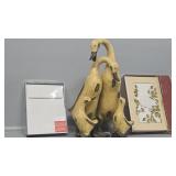 Greeting cards, duck family