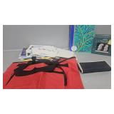 Greeting cards, wallett, squirrel figures, bag