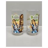 Star wars Chewbacca Glass Cups (2) from Burger