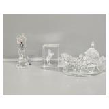 Godinger Crystal Cinderella Coach, Paperweight