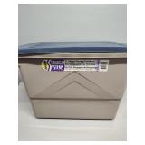 Tote with Christmas Decorations