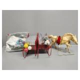 Beyer Horse, and Christmas Decorations