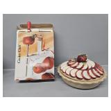 Apple Peeler, Ceramic Apple Pie Pan
