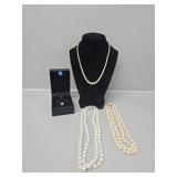 Faux Pearl Necklaces