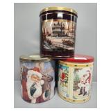 Holiday Tins with Contents