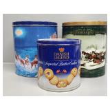 Holiday Tins with Contents